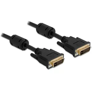 DVI Cable DeLOCK 24+5 male to DVI 24+5 male 3 m black