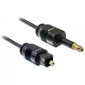 Toslink audio cable DeLOCK 82876 2m Mini-TOSLINK Black