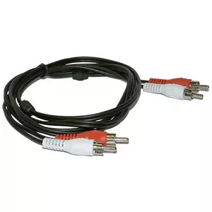 Аудиокабель Microconnect AUDCC10 10м 2xRCA Черный