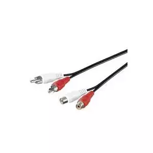 Аудиокабель Microconnect AUDCH5 5 м 2 x RCA Черный