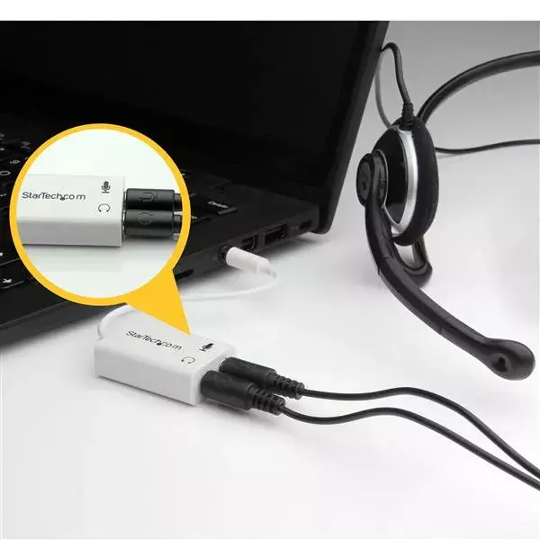 Headset Adapter StarTech.com MUYHSMFFADW Photo 5
