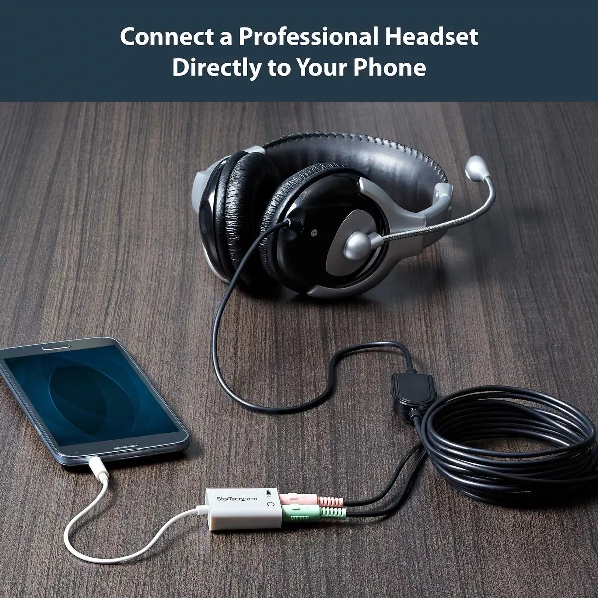 Headset Adapter StarTech.com MUYHSMFFADW Photo 10
