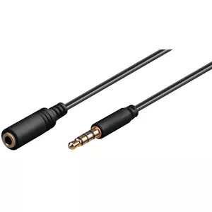 Аудиокабель Microconnect IPOD001B 1.5м 3.5мм Черный