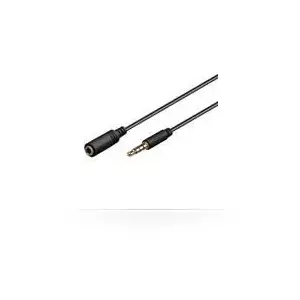 Аудиокабель Microconnect IPOD004B 2м 3.5мм Черный