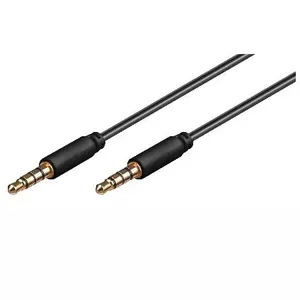 Аудиокабель Microconnect IPOD013 3м 3.5мм черный