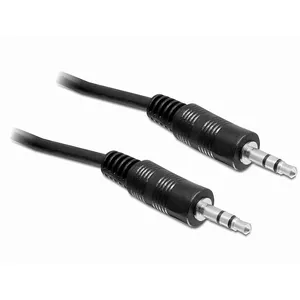 DeLOCK 84001 audio kabelis 2,5 m 3.5mm Melns