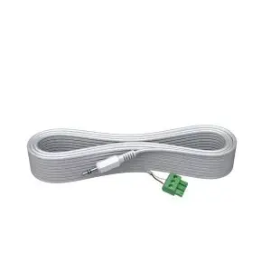 Audio cable VISION TC2 10M3.5MM 3.5 mm male to cable 10 m white nickel-plated contacts