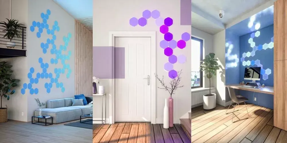 Nanoleaf HEXAGON SMARTER KIT LED Light Panels Photo 2
