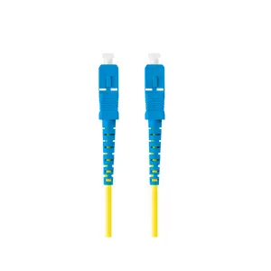 Оптический кабель LANBERG FO-SUSU-SS11-0100-YE SC–SC 10 м G.657.A1 (жёлтый)