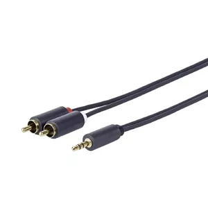 Аудиокабель Vivolink PROMJRCA30 30м 3.5мм 2 x RCA Черный