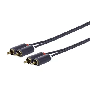 Аудиокабель Vivolink PRORCARCA10 10м 2xRCA Черный