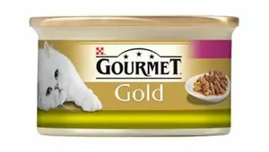 Mitrā kaķu barība Gourmet Gold ar trusi