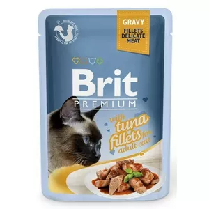 BRIT PREMIUM DELICATE FILETS GRAVY TUNA