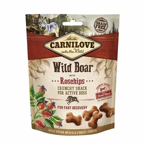 CARNILOVE Dog Training Treats Wild Boar with Rosehips 200 g — 33% Protein, 12% Fat, Gluten- and Lactose-free