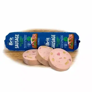 Влажный корм для собак Brit Premium Sausage Индейка и Горох 800 г