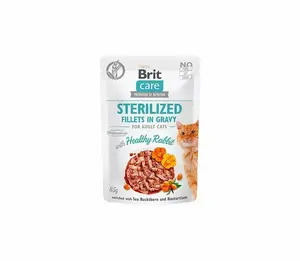 Влажный корм для стерилизованных кошек Brit Care Sterilized Healthy Rabbit 85г