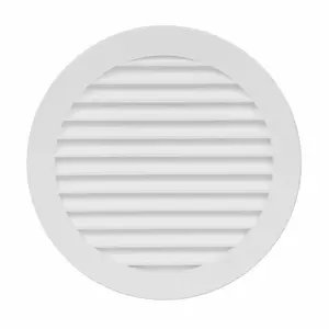 Вентиляционная решетка EUROPLAST VR125, 125 мм, белая