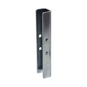 Internal pole joiner B-TECH SYSTEM 2 for Ø50mm poles, steel zinc finish, 30×40×200mm