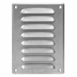 EUROPLAST MR1419Zn Metal Ventilation Grille, 140x190mm, Galvanized Steel
