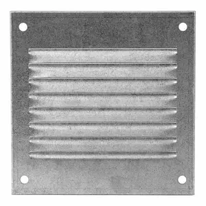 EUROPLAST MR1010ZN Outside Grill 100x100mm Galvanized Steel