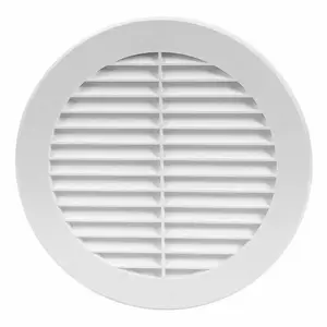 EUROPLAST VR150 Ventilation Grille, Diameter 150 mm, White