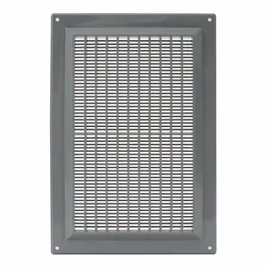 EUROPLAST VR2517P Ventilation Grille 250x170 mm, Gray