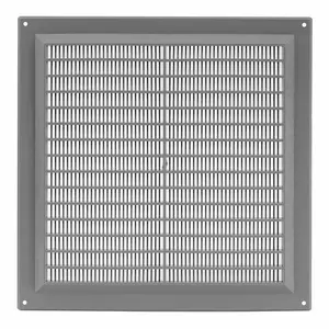 EUROPLAST VR2525B Plastic Ventilation Grille 250 x 250 mm Gray