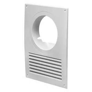 EUROPLAST NA10 Plastic Ventilation Grille 250x180mm with 100mm Flange