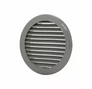 EUROPLAST VR150P Ventilation Grille, Diameter 150 mm, Gray
