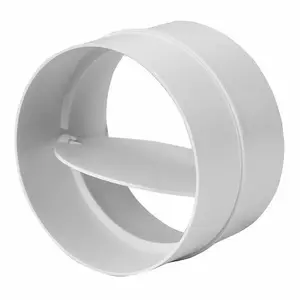 Обратный клапан EUROPLAST AV100 из пластика для вентиляционных каналов 100 мм