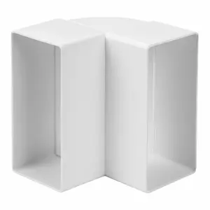 EUROPLAST KLV25-90 Vertical Duct Elbow 90° for 220 x 55 mm Flat Channels