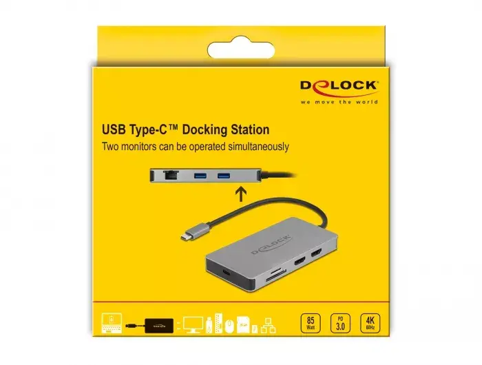 DeLOCK USB Type-C Doku stacija 4K Photo 5