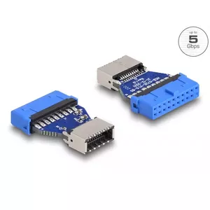 Адаптер DeLOCK USB Pin Header female на внутренний Type-E Key A female 20 pin