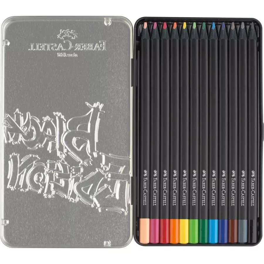Faber-Castell Black Edition krāsu zīmuļi, 12 gab. Photo 2