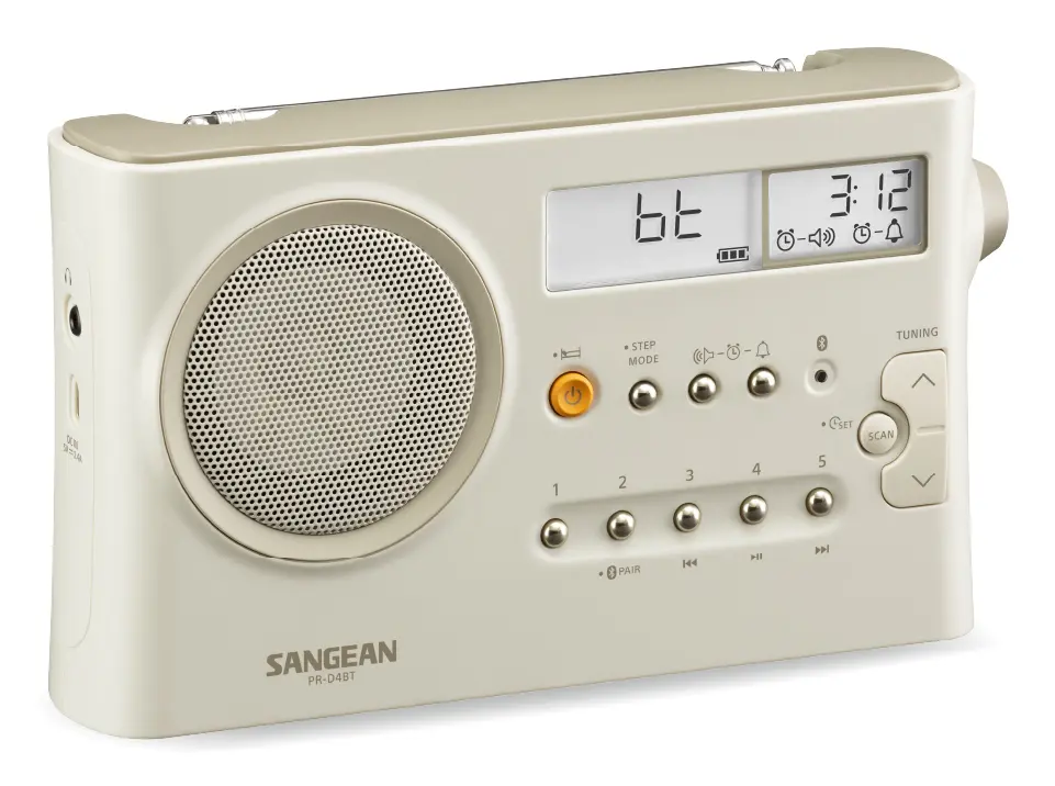 Sangean PR-D4BT Portable Radio Cream Photo 3