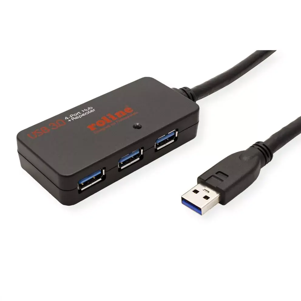 ROLINE USB 3.2 Gen 1 Хаб 4 Порта Photo 2