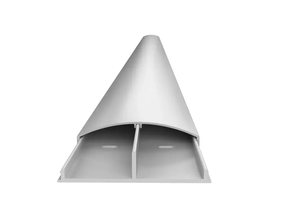 Kabeļu pārklājs Multibrackets M SS Alumīnijs 75mm W - 1600mm L Photo 2