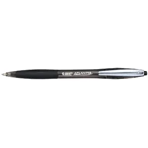 Ballpoint pen BIC 902133 — clip-on retractable, black ink, pack of 12