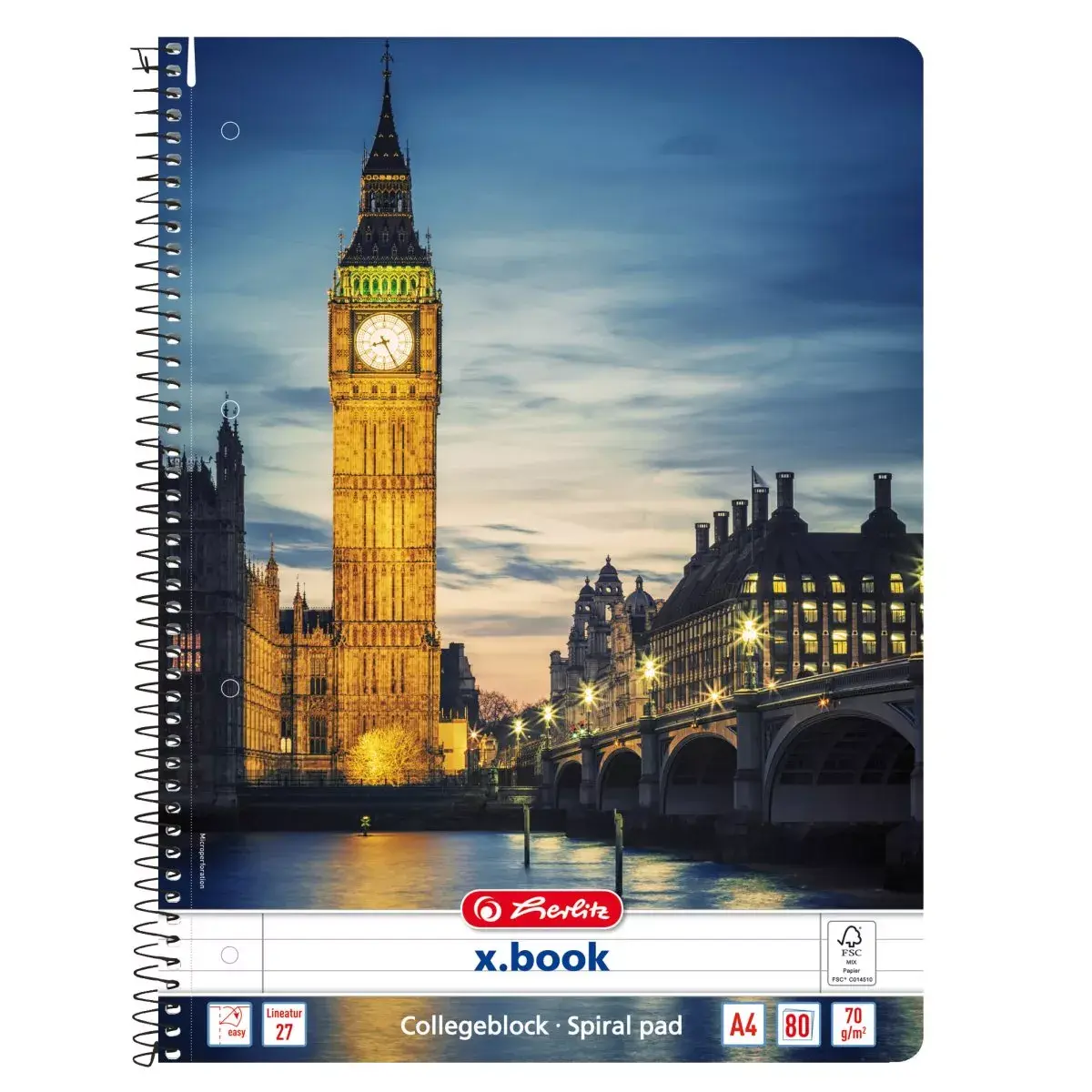 Herlitz 11086188 Writing Notebook A4 Photo 5