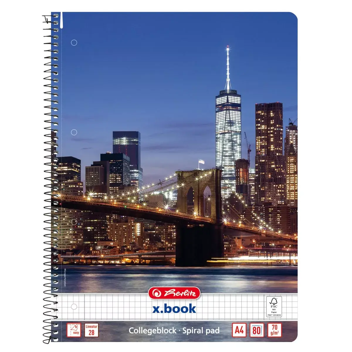 Herlitz 11086204 A4 Writing Notebook Photo 3