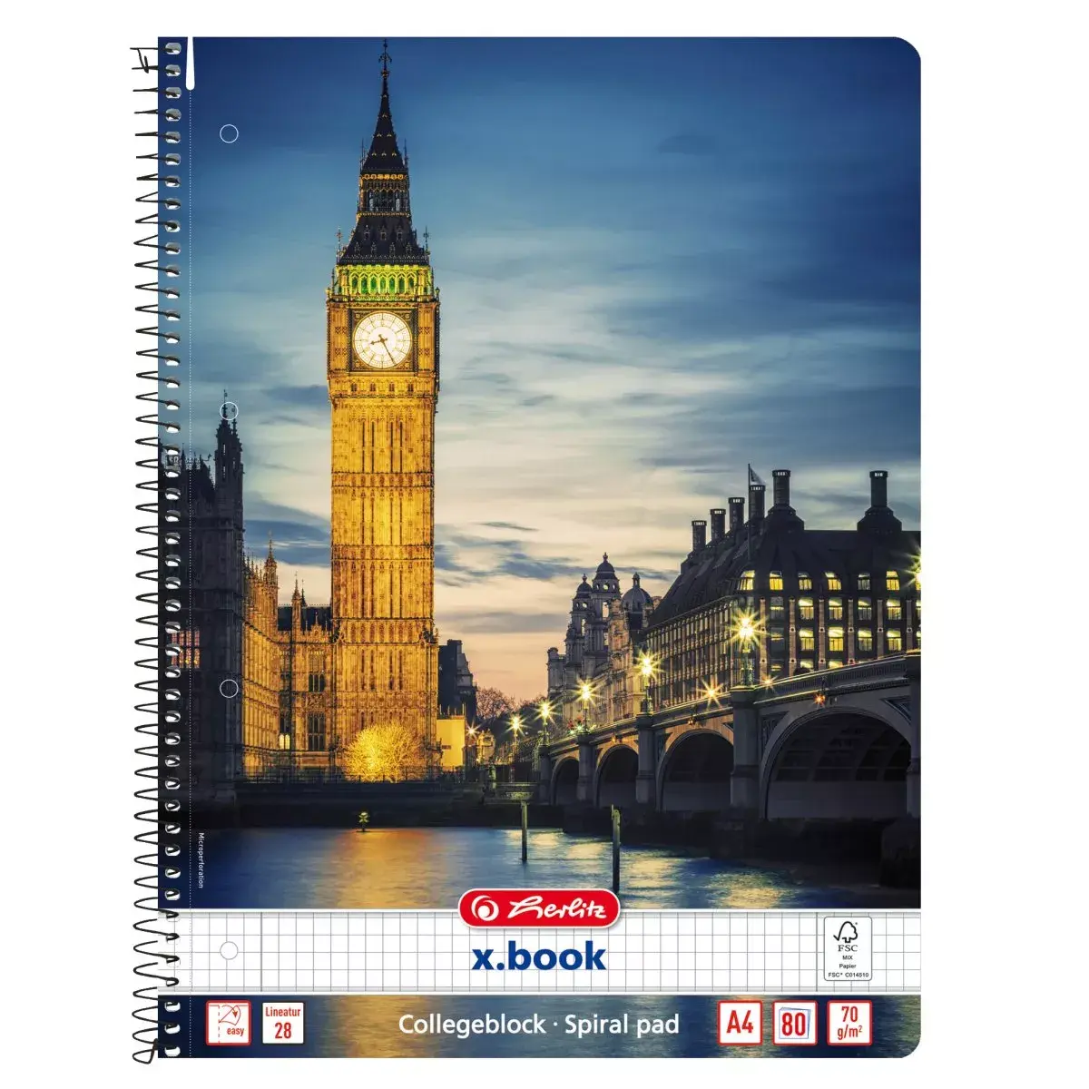 Herlitz 11086204 A4 Writing Notebook Photo 4
