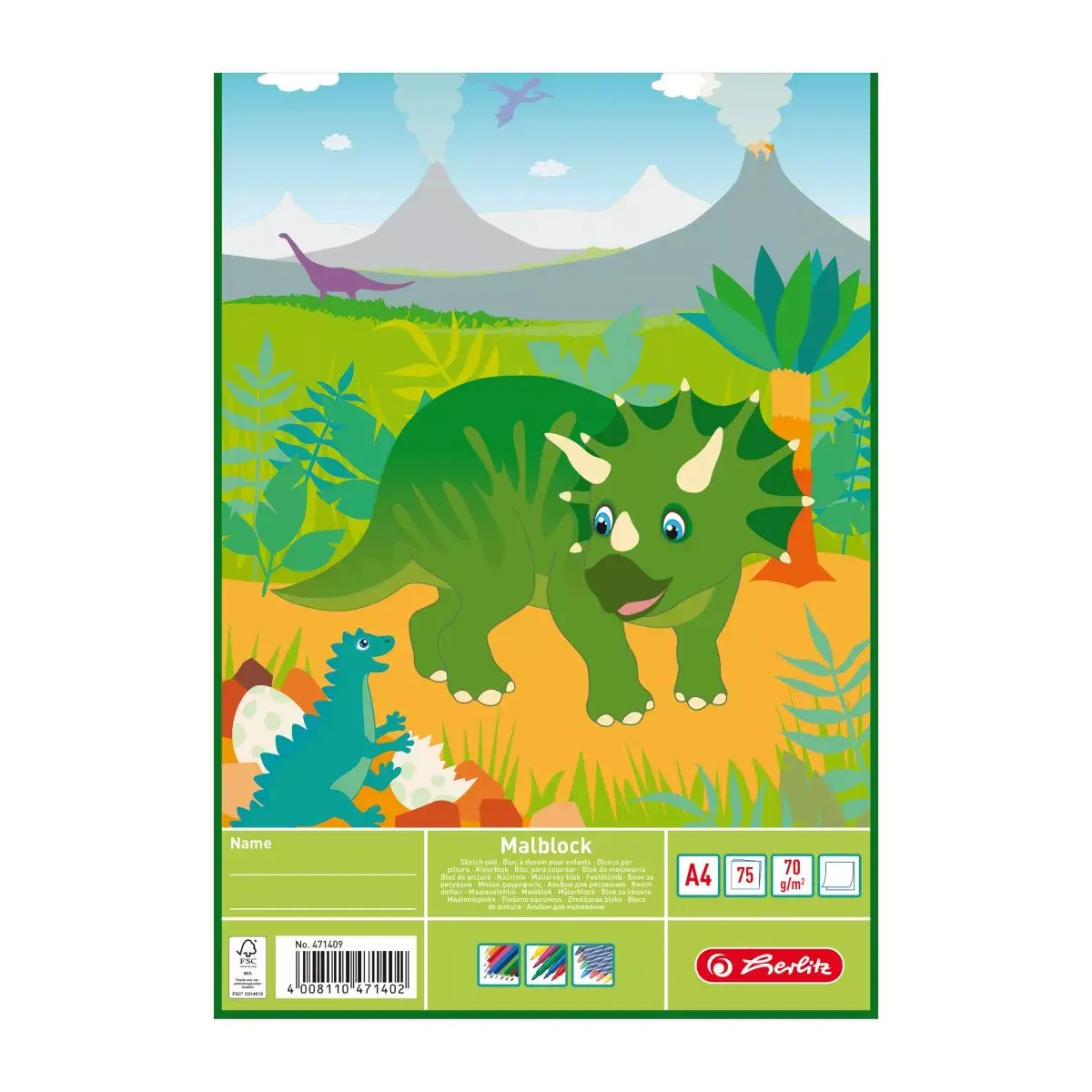 Herlitz 471409 A4 Writing Notebook Photo 3