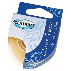 Līmlente Centrum 80153 — 19 mm × 33 m caurspīdīga līmlenta