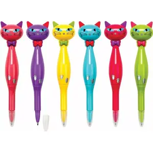 Ballpoint pen Centrum 80346 — blue ink, 0.7 mm tip, animal design