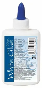 Liquid adhesive Centrum 82746 PVA 60 g — white PVA glue for paper, cardboard and light crafts