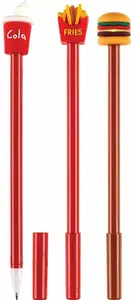 Centrum Ball Pen Hamburger Potato Cola Design