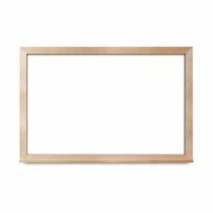 BRANDLAND Magnetic Whiteboard with Wooden Frame 40x60 cm
