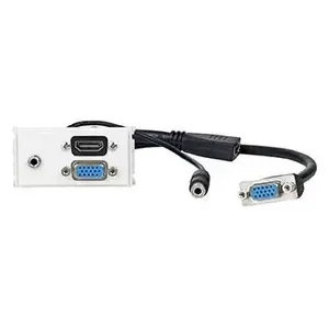 Socket outlet HDMI VGA 3.5mm Vivolink WI221270