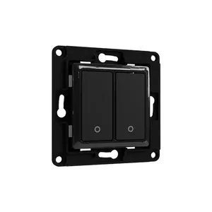 Light Switch Shelly Wall Switch 2 Black Control Buttons Compatibility Shelly 2.5