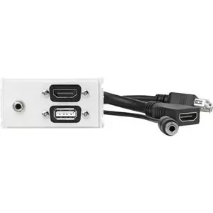 Socket outlet HDMI + USB A + 3.5mm Vivolink WI221281